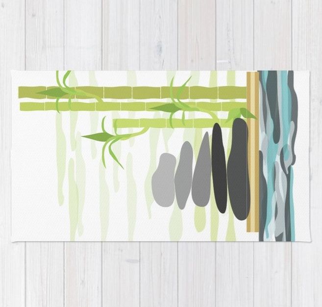 Feng shui decor. Feng shui meditation Rug. #fengshui